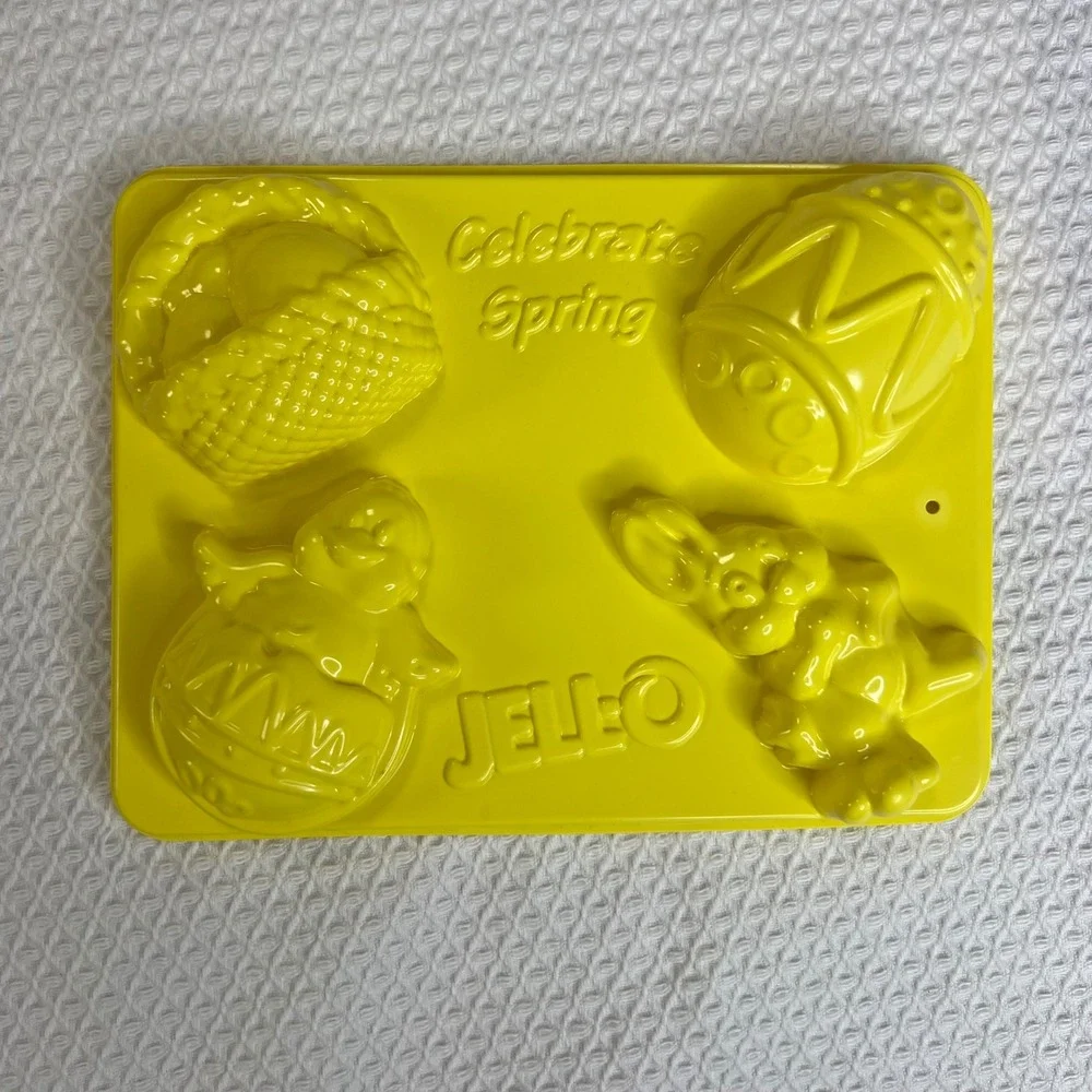 Jell-O Jigglers Easter‎ Molds Lot of 6 Vintage Celebrate Spring Bunny New & Used